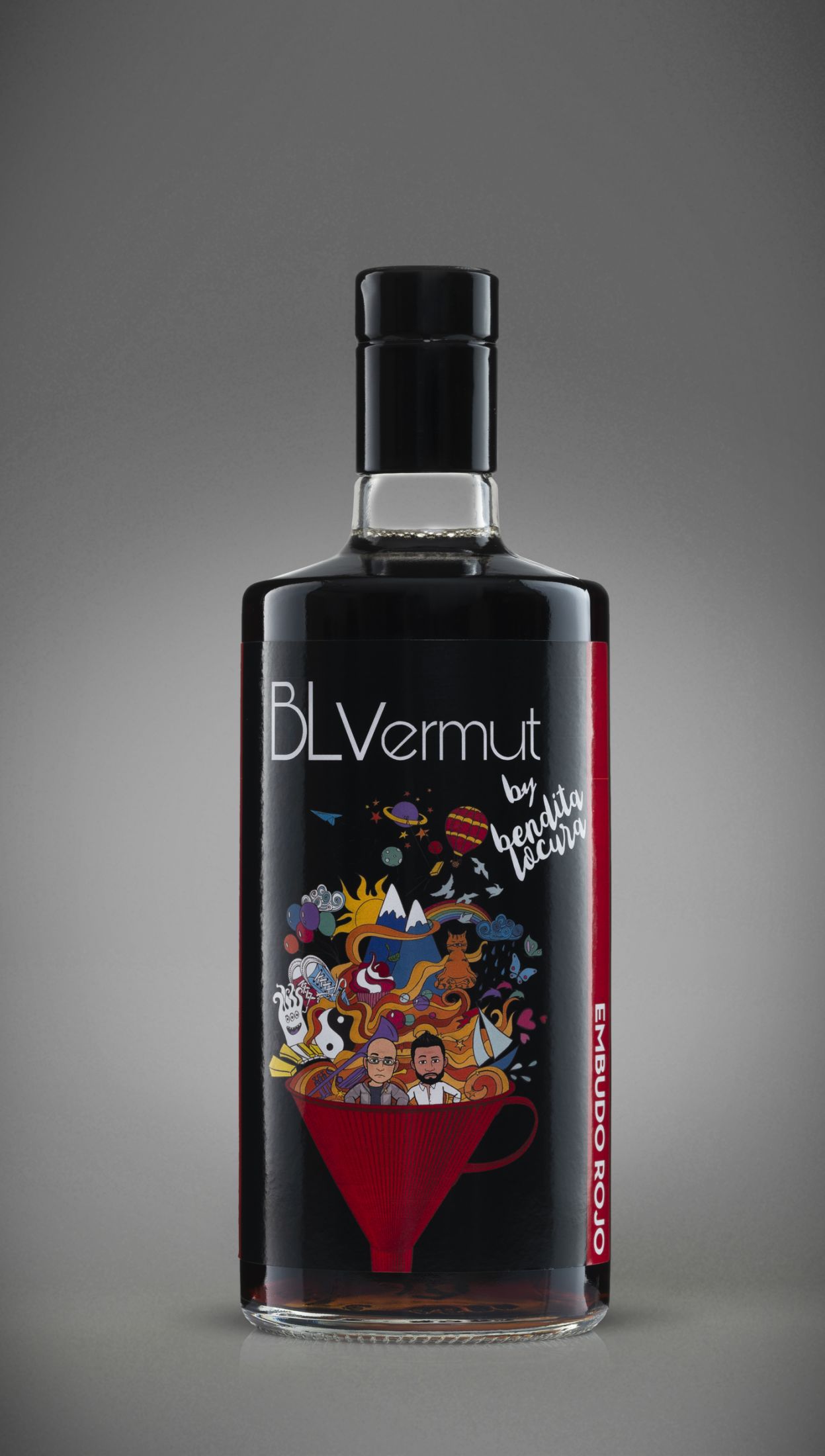 VERMUT EMBUDO ROJO. BENDITA LOCURA MALVASÍA CASTELLANA + 43 BOTÁNICOS